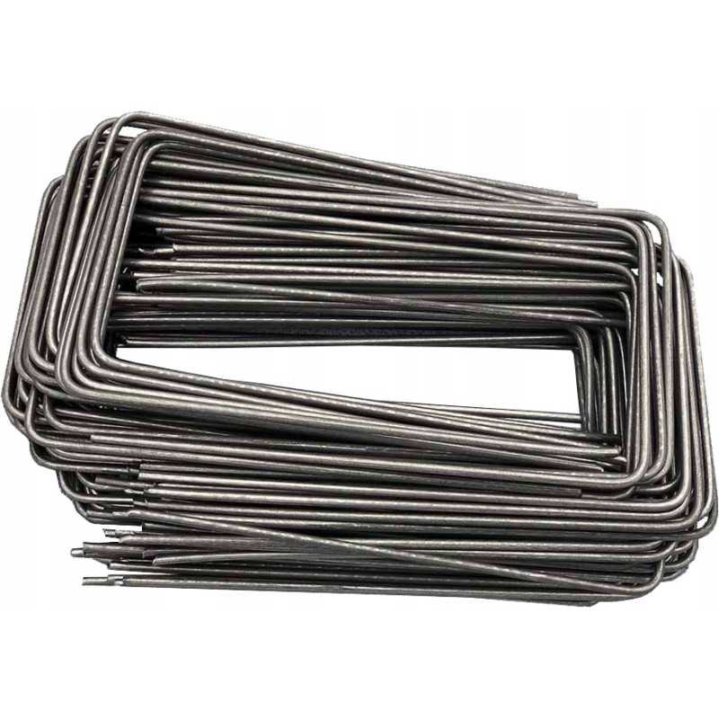 Metaliniai kaiščiai agro audinei agro audinei u15 100vnt plieniniai smeigtukai saulėtekis