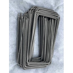 Metaliniai kaiščiai agro audinei agro audinei u15 100vnt plieniniai smeigtukai saulėtekis