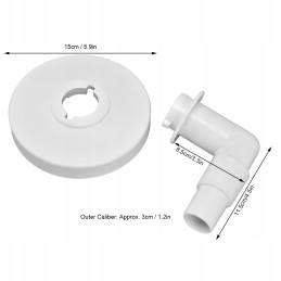 15 cm baseino skimerinio dulkių siurblio adapteris