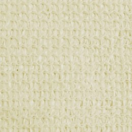 Vidaxl stačiakampė hdpe sodo burė 2x4 m kreminė