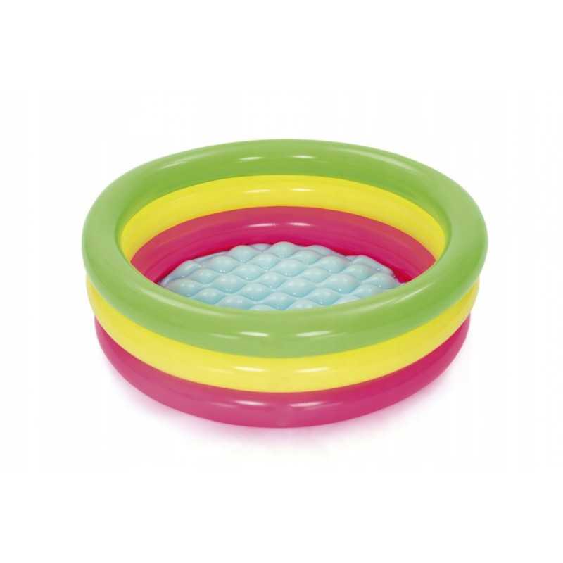 Vaikiškas baseinas, pripučiamas irklavimo baseinas, minkštas dugnas, 70 cm