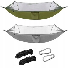 Išgyvenimo turistinis hamakas, tinklelis nuo uodų, piknikas, didelis, patogus kelionei