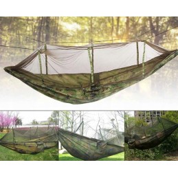 Išgyvenimo turistinis hamakas su tinkleliu nuo uodų