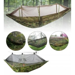 Išgyvenimo turistinis hamakas su tinkleliu nuo uodų