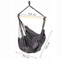 Braziliška pakabinama kėdė, hamakas, sodo sūpynės