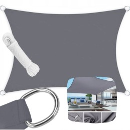 Sodo skėtis nuo saulės burinė markizė, atspari vandeniui 3x3m uv+