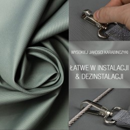 Pilkas sodo skėtis nuo saulės