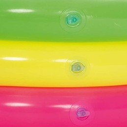 Pripučiamas baseinas vaikams, vaivorykštinis irklavimo baseinas, 70x24cm, bestway remonto komplektas