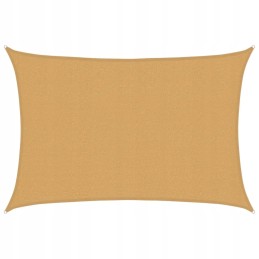 Pavėsinė burė, 160 g/m², smėlis, 2,5x4 m, HDPE