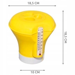 Chloro cheminių medžiagų dozatorius baseino bestway termometrui