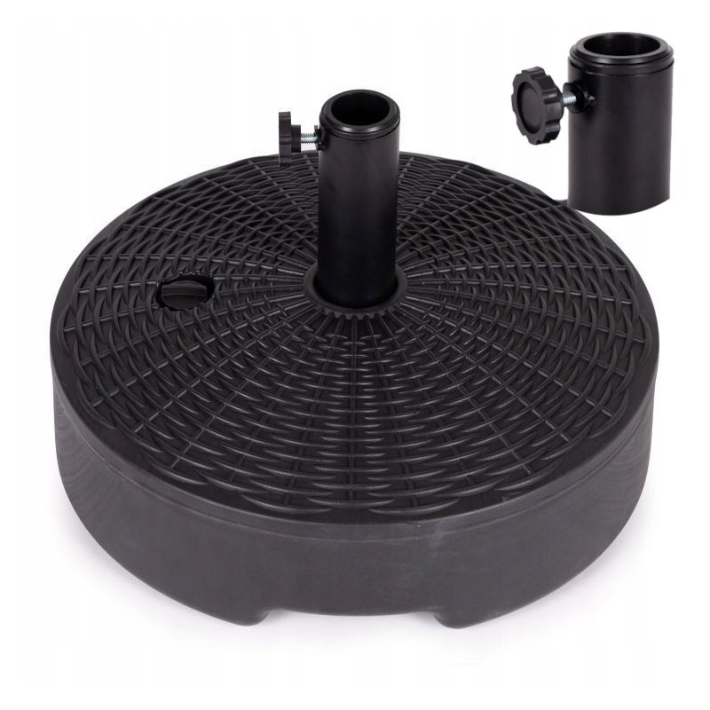 pagrindas, skėčio krovimas, pripildytas vandens, 22l, kietas