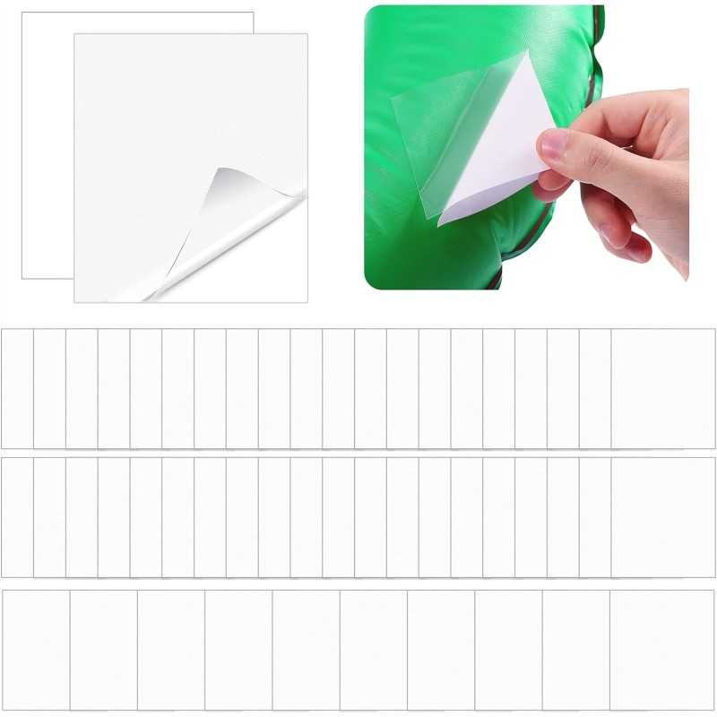 Lata lipnus TPU remonto rinkinys baseino čiužiniams 50vnt 7x7cm