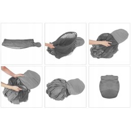 išgyvenimo turistinis hamakas, tinklelis nuo uodų, piknikas, didelis, patogus kelionei