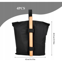 4x Velcro svorio krepšiai palapinei ar skėčiui sode palaikyti