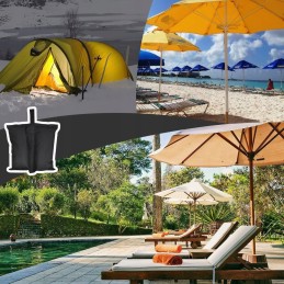 4x Velcro svorio krepšiai palapinei ar skėčiui sode palaikyti