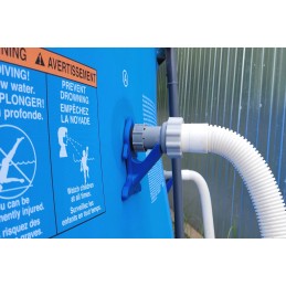 Baseino vamzdžių atrama intex bestway baseino vamzdžiams su 32x38 redukcijos adapteriu