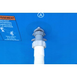 Baseino vamzdžių atrama intex bestway baseino vamzdžiams su 32x38 redukcijos adapteriu