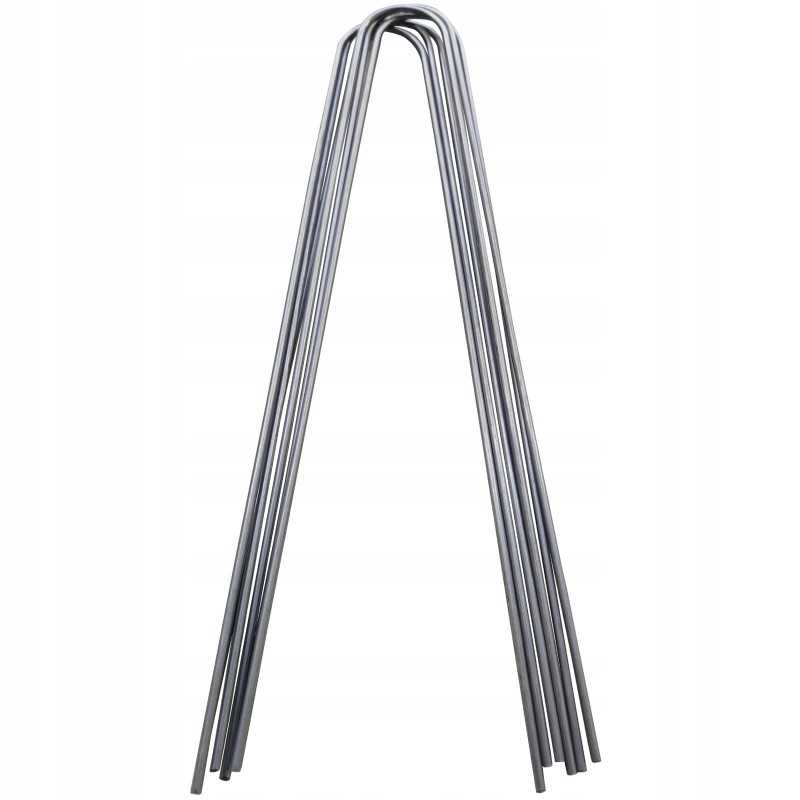 Metaliniai smeigtukai įvairių tipų agrotekstilei, agrotekstilei ir geotekstilei tvirtinti prie žemės, taip pat smeigtukai kurmių