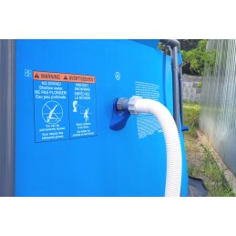 Baseino vamzdžių atrama intex bestway baseino vamzdžiams su 32x38 redukcijos adapteriu