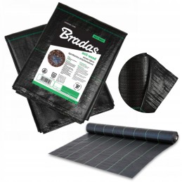 Žemės ūkio audinys stiprus nuo piktžolių 1 6x10m augintas austas kilimėlis