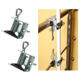 2 laikikliai balkono skėčiui, skersmuo 45 mm