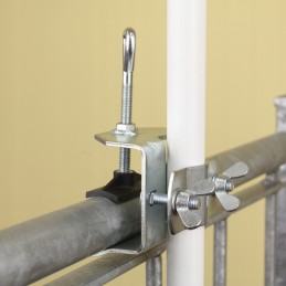 2 laikikliai balkono skėčiui, skersmuo 45 mm