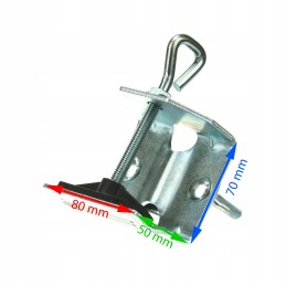 2 laikikliai balkono skėčiui, skersmuo 45 mm