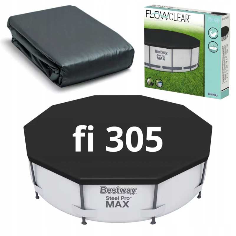 Dangtis 305 cm plieninio karkaso baseinui, bestway 58036 baseino danga
