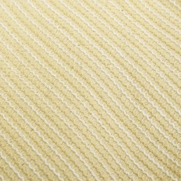 Vidaxl saulės burė 160 g m2 smėlio spalvos 2x3 m HDPE