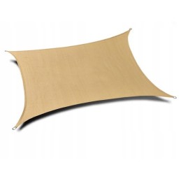 Pavėsinė burė, kvadratinė 3x3 m, geltona