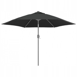 Sodo skėčio pakaitinis užvalkalas, antracitas, 300 cm