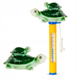 Plaukiojantis termometras, plūdė, baseinas, gyvūnai, vandens temperatūros matavimas