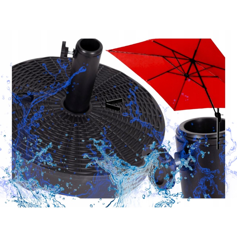 Sodo ir terasos skėčio bazinė apkrova yra 12 kg