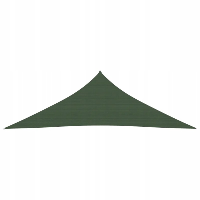 Vidaxl saulės burė 160 g m2 tamsiai žalia 3 5x3 5x4 9 m