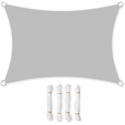 Songmics skėtis, pilkas, 200 x 300 cm