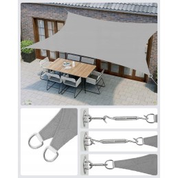 Songmics skėtis, pilkas, 200 x 300 cm