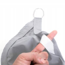 Songmics skėtis, pilkas, 200 x 300 cm