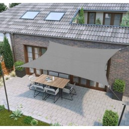 Songmics skėtis, pilkas, 200 x 300 cm