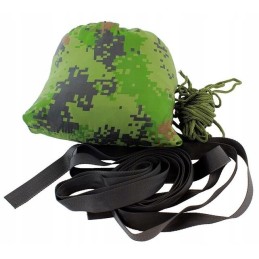 Išgyvenimo turistinis hamakas su tinkleliu nuo uodų