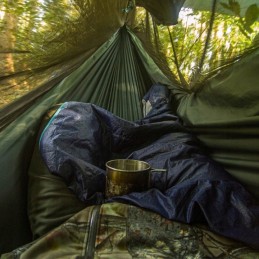 Išgyvenimo turistinis hamakas su tinkleliu nuo uodų