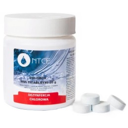 Chloro tablečių rinkinys baseinams, 20g dozatorius