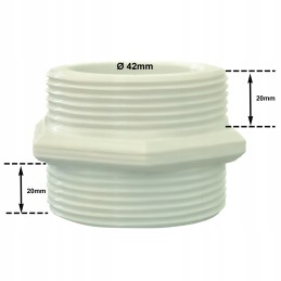 Intex Bestway adapterio 60 mm baseino žarnos jungtis