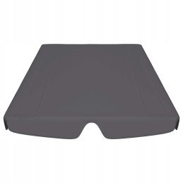 Baldakimas sodo sūpynėms, antracitas, 188/168x145/110 cm