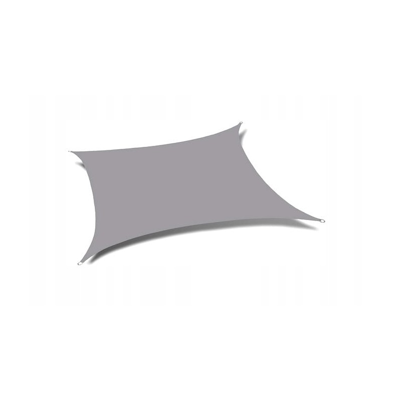 Šešėlinė burė, stačiakampė 2x4 m, pilka