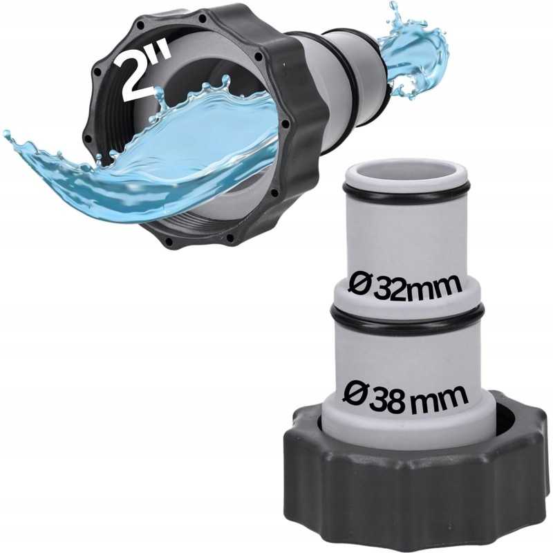 R3 kalitec 2x baseino žarnų adapterių rinkinys