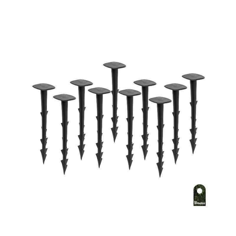 Smeigtukas agrotekstilei, neaustiniams audiniams tvirtinti, 12 cm, 20 vnt