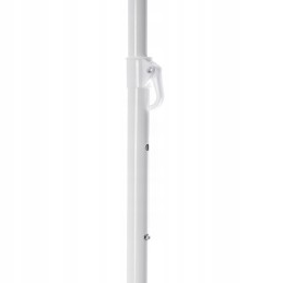 Sodo skėtis, didelis, sulankstomas, 220 cm, kietas, balkonui, kreminis