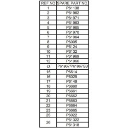 Bestway 58515 58397 P6663 siurblio pirminis filtras