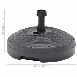 Base stand for garden umbrella plastic garden