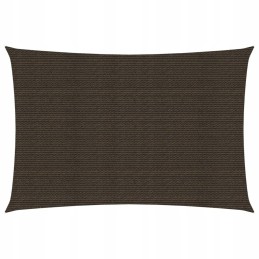 Vidaxl saulės burė 160 g m2 ruda 2x4 5 m hdpe